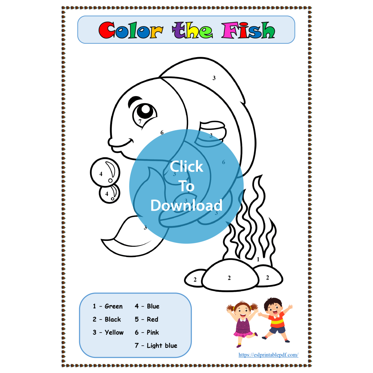 Color The Fish