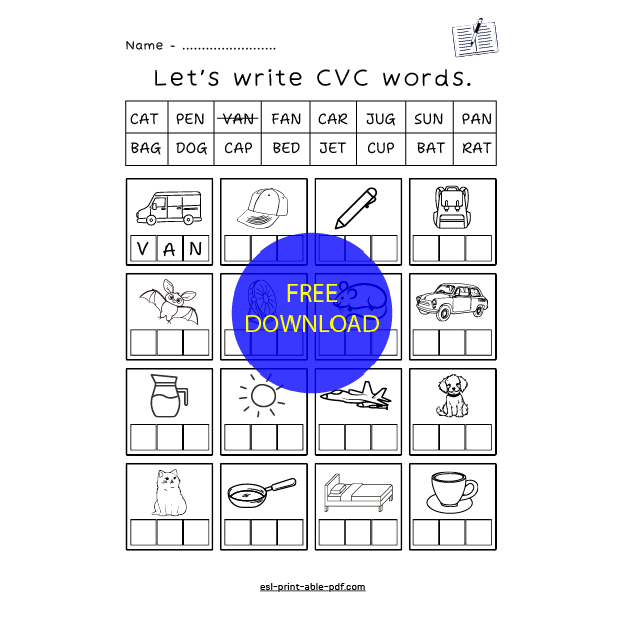 Let’s write CVC words